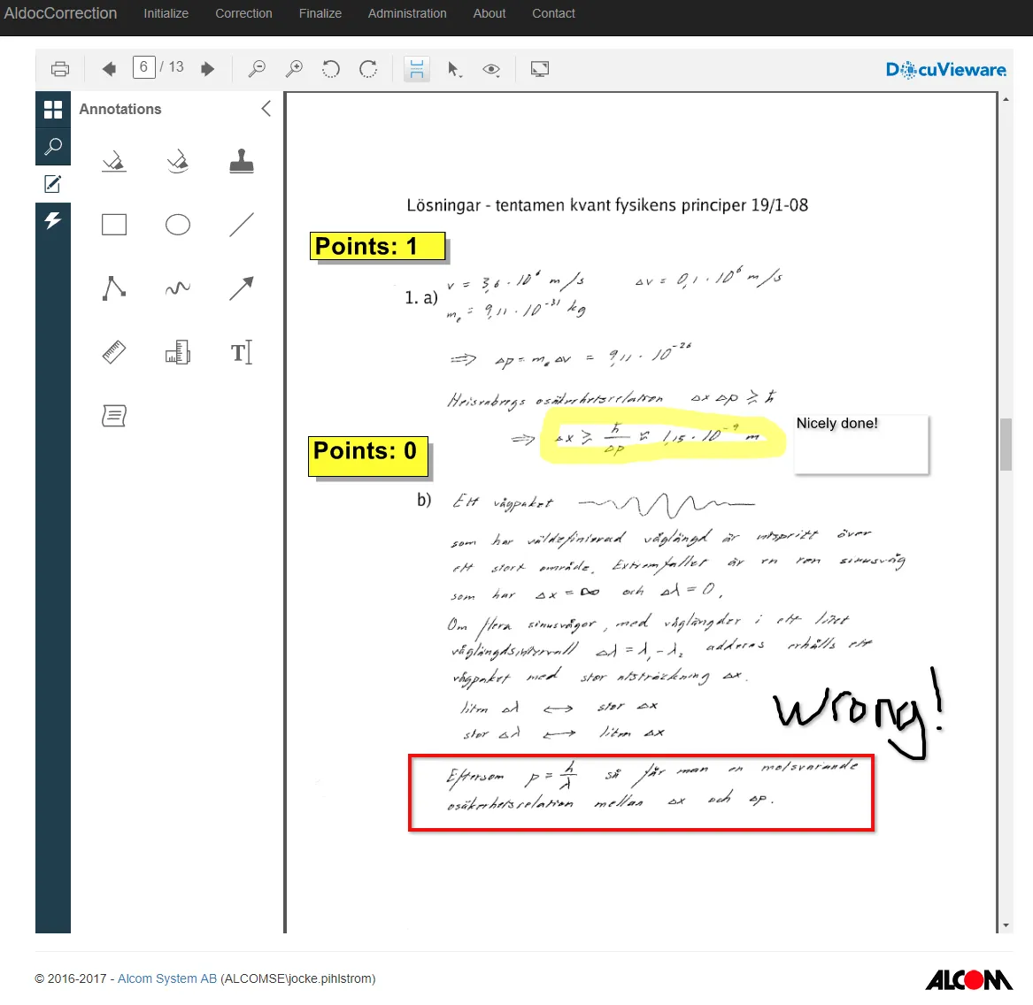 Page 2 - Correction Part