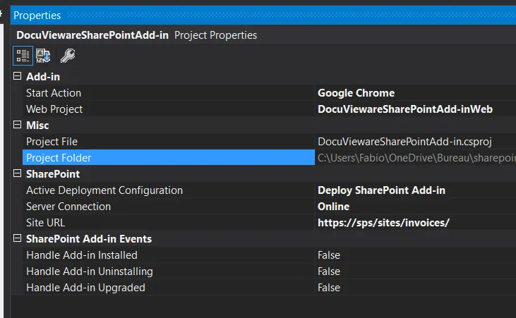 DocuVieware SharePoint environment