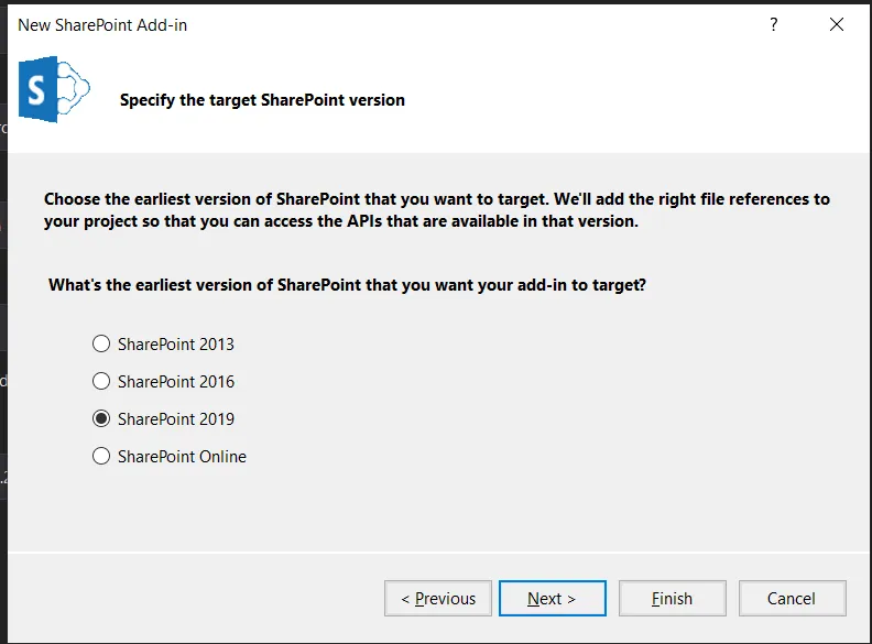 SharePoint 2019 screenshot
