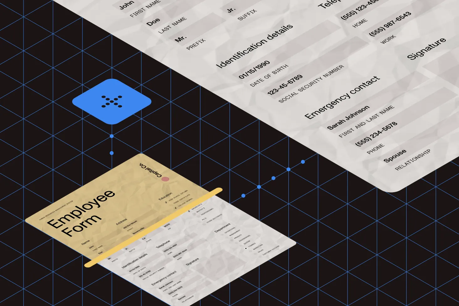Advanced OCR capabilities illustration