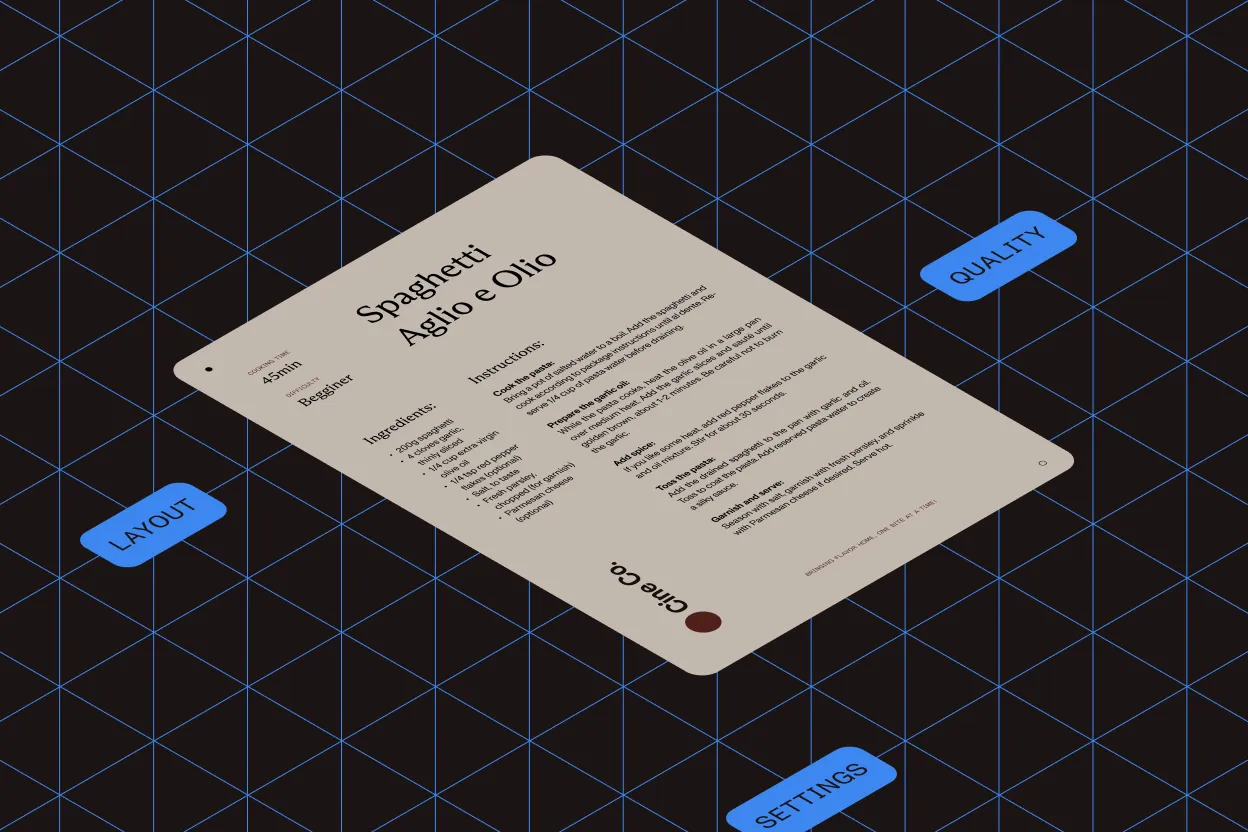 Full control over document printing