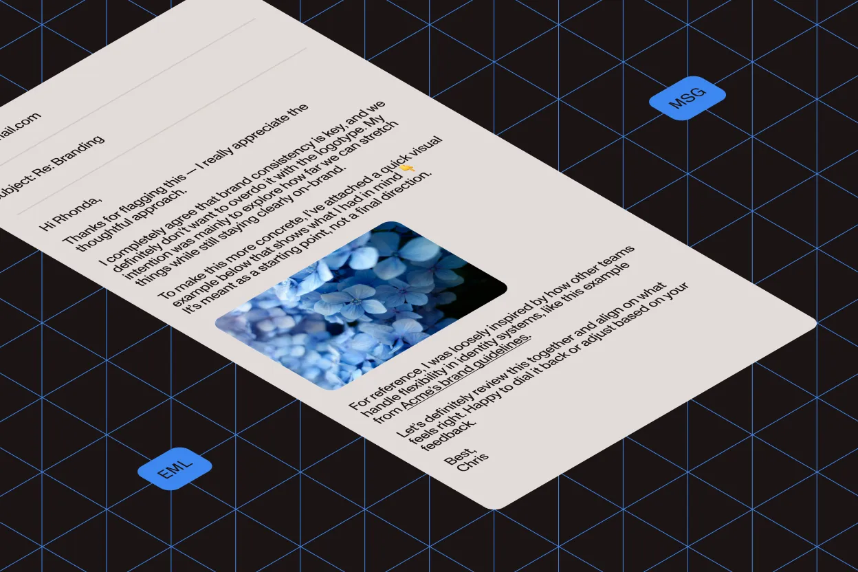 Email formats