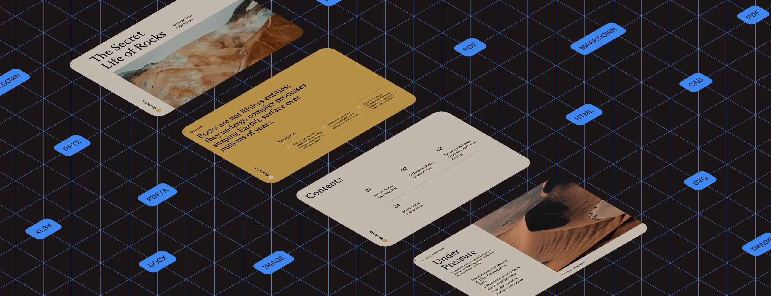 Formats conversion features