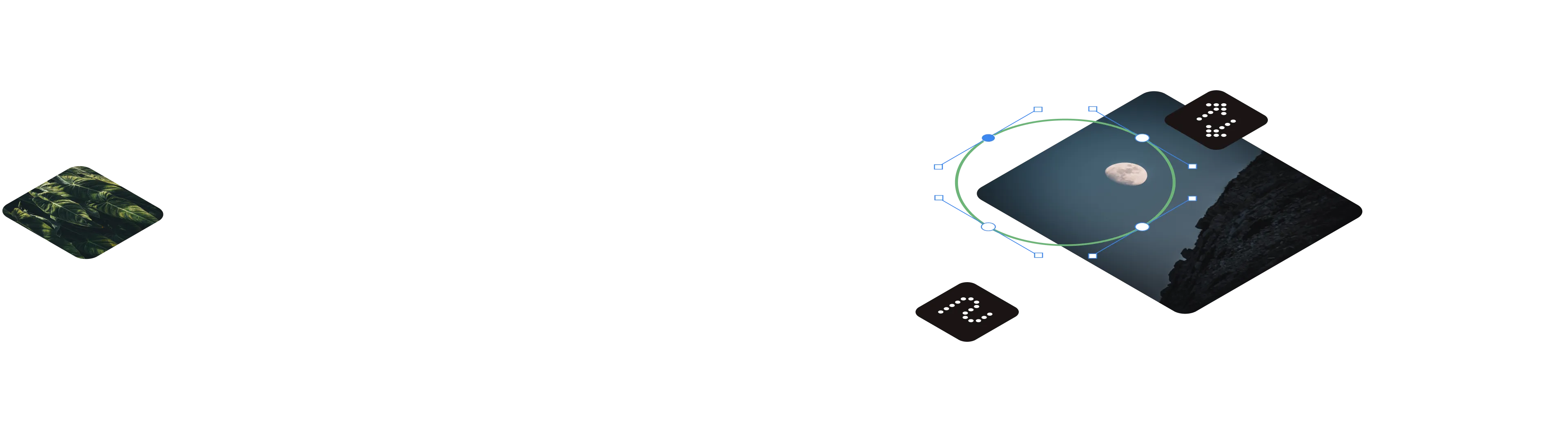 Illustration showing SVG format technology with vector graphics