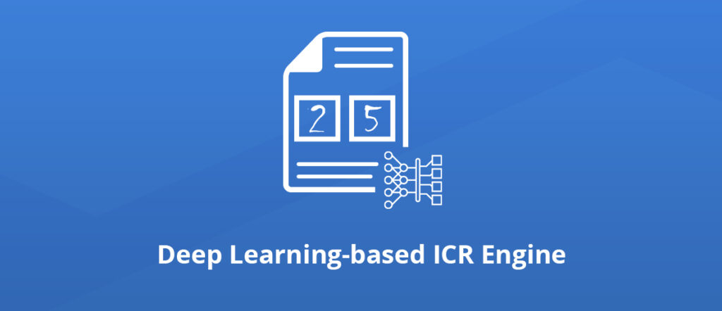 illustration for the GdPicture.NET deep learning-based ICR engine 
