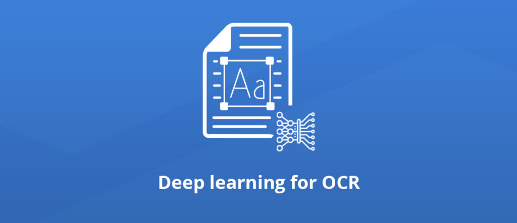 deep learning for OCR: blog article