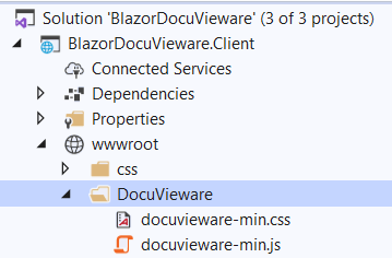 Select Docuvieware folder