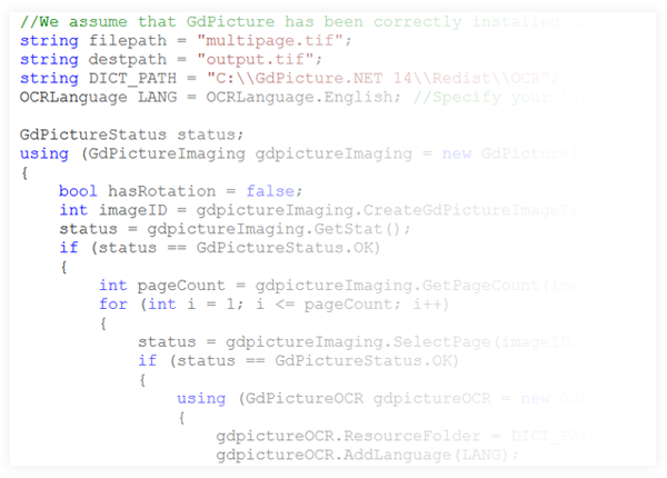 Multipage TIFF Image Processing