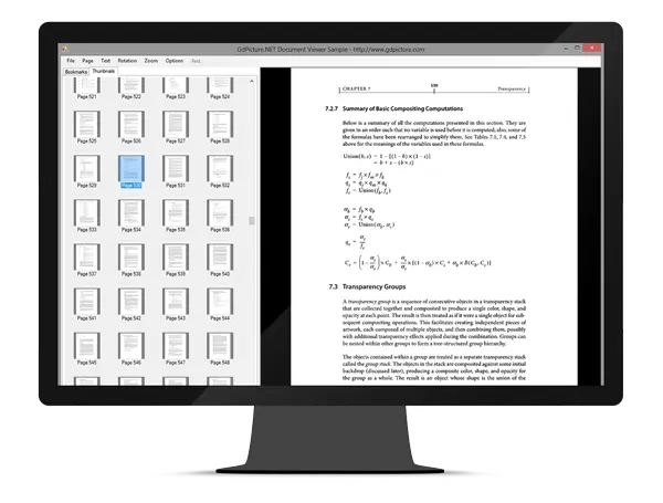 GdPicture.NET includes a powerful Thumbnail Viewer Component