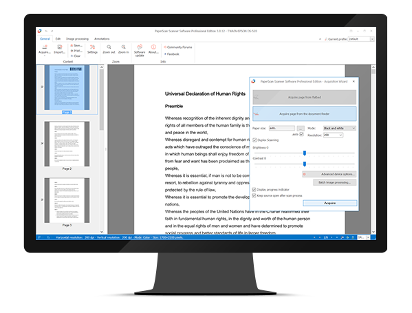 GdPicture.NET TWAIN SDK for Winform, WPF &amp; Web applications development