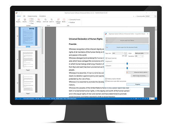 GdPicture.NET TWAIN SDK for Winform, WPF & Web applications development