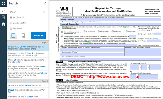 Figure 6: Search results