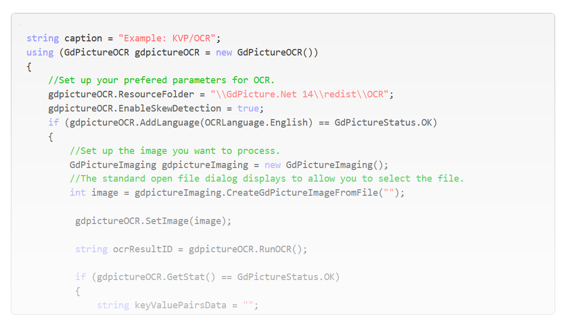 KVP Example of usage 
