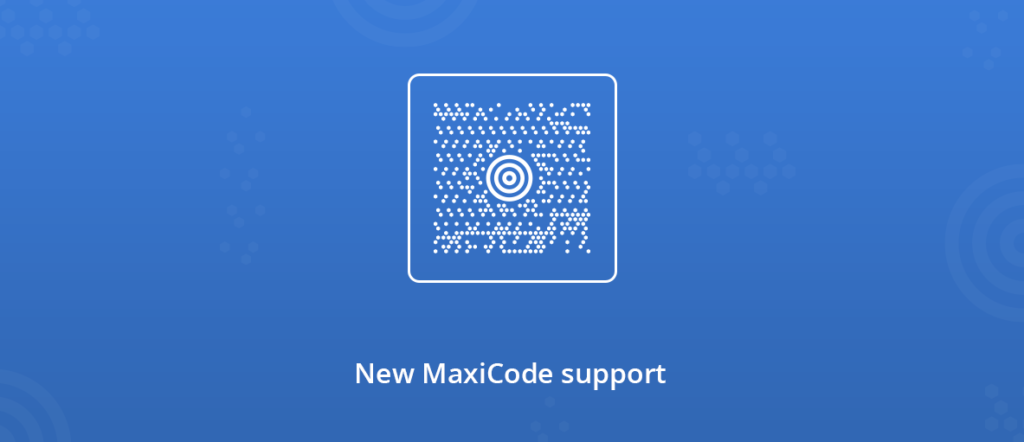 MaxiCode barcode support