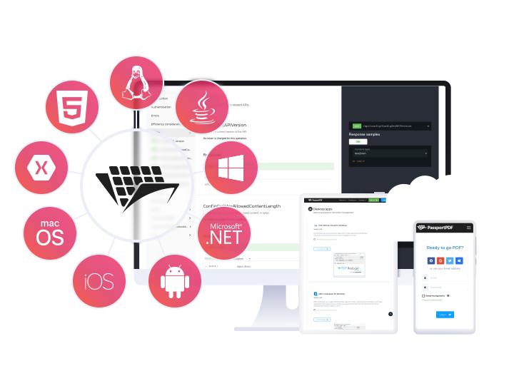 Illustration of New PassportPDF Cloud Ecosystem