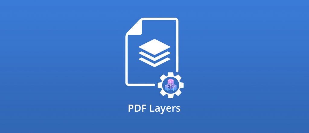 Illustration for the blog article with the text “PDF Layers”