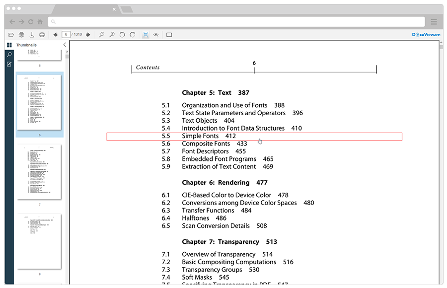 Document navigation