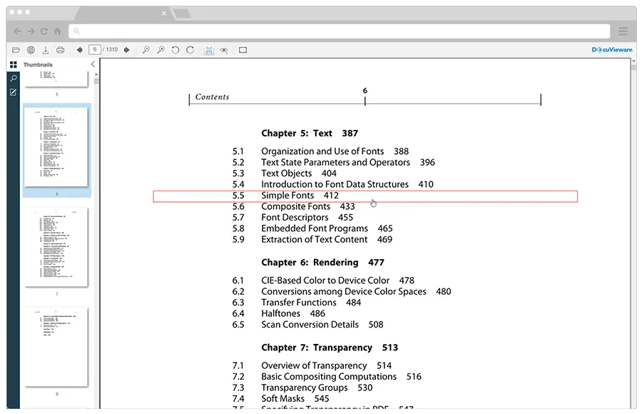 Document navigation